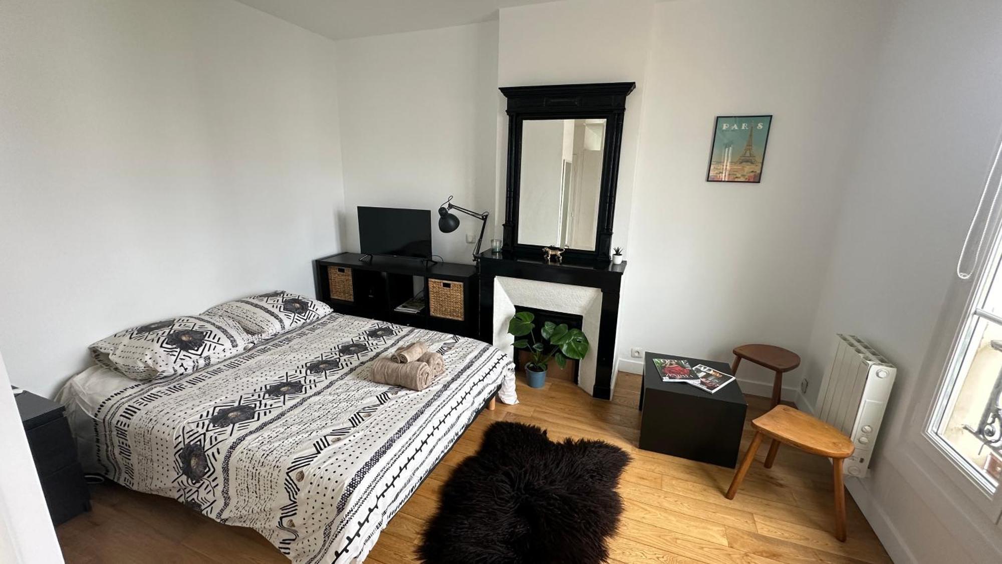Charmant Studio Au Coeur Du 18E Lejlighed Paris Eksteriør billede